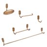 Kit de Acessórios para Banheiro 5 Peças LF9902 Ducon Metais - 1