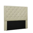 Ver imagem 1 de Cabeceira Tania Para Cama Box Solteiro 90 cm Corino Bege - D’Rossi