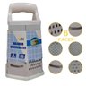 Ralador fatiador Manual Multicortes 6 faces de laminas Inox - 3