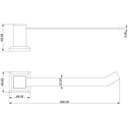 Ver imagem 3 de Porta Toalha de Rosto Inox OF8040 Ducon Metais Amarelo/Ouro Fosco