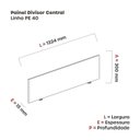 Ver imagem 2 de Painel Divisor Central PDC1340PE40