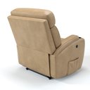 Ver imagem 3 de Poltrona do Papai Reclinável em Corino Cor Bege Massagem Reclinação Elétrica - Modelo Florença