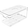Organizador de Ovos Clear Fresh 36 Un Porta Ovos com Tampa e Alças Laterais Geladeira Cozinha ou - 1
