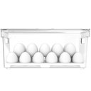 Ver imagem 4 de Organizador de Ovos Clear Fresh 36 Un Porta Ovos com Tampa e Alças Laterais Geladeira Cozinha ou