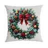 Almofada Decorativa Natalina Natal Guirlanda 43cmx43cm - 3