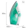 Ferro de Passar Electrolux À Vapor Cerâmica Verde 127v - 3