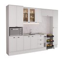 Ver imagem 5 de Cozinha Completa com Balcão Milla One 12 Portas 3 Gavetas MDF Branco Móveis Carraro