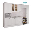 Ver imagem 2 de Cozinha Completa com Balcão Milla One 12 Portas 3 Gavetas MDF Branco Móveis Carraro