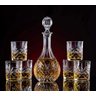 Garrafa Decanter Vidro Whisky Licor 900ml +6 Copos Superluxo - 1