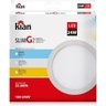 Luminária Led Painel-plafon Slim Redonda Sobrepor 24w 3.000k Branca Quente Bivolt Kian - 2
