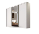 Ver imagem 1 de Guarda Roupas 1230 Arezzo 3PTS 6GAV c/Esp Pelic Branco Neve