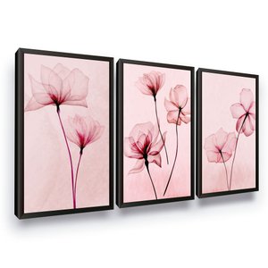Quadro Decorativo Flores com Moldura Sala Quarto Love
