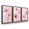 Quadro Decorativo Flores com Moldura Sala Quarto Love - 1