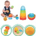 Ver imagem 1 de Brinquedo para Bebês + 6 Meses Torre de Empilhar Didático