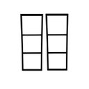 Ver imagem 1 de Suporte Triplo para Prateleira Industrial 90 X 34cm Preto (metalon 20x20) - 2 Peças