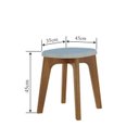 Ver imagem 3 de Banco Oval 45x45x35cm Club Artemobili