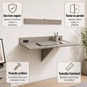 Ver imagem 4 de Mesa Suspensa Dobrável 80x50cm MDF 15mm - Pocket Rosé