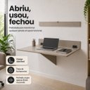 Ver imagem 5 de Mesa Suspensa Dobrável 80x50cm MDF 15mm - Pocket Rosé