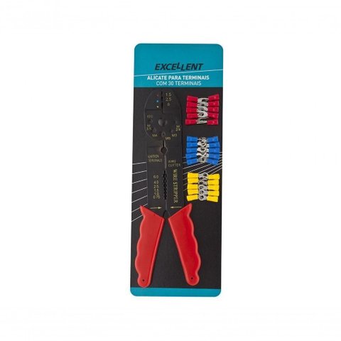 Alicate P/terminais C/30pcs 5na Blister