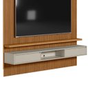 Ver imagem 5 de Painel Ripado Modular 2.2 para Tv até 75 com Nicho e Prateleira Emily-nature-offwhite - Edecasamovei