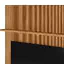 Ver imagem 4 de Painel Ripado Modular 2.2 para Tv até 75 com Nicho e Prateleira Emily-nature-offwhite - Edecasamovei