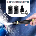 Ver imagem 4 de Bico Alta Pressão Jato Mangueira Água Kit 4 Pçs Lava Carro