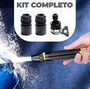 Ver imagem 4 de Bico Alta Pressão Jato Mangueira Água Kit 4 Pçs Lava Carro