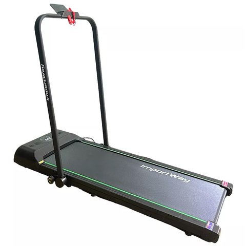 Esteira Ergométrica Elétrica 2 em 1 Dobrável 1-12km/h Com Painel e Controle Até 100kg 127V Importway