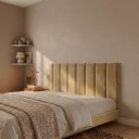 Ver imagem 1 de Cabeceira Modulada Alicia 8 Módulos Queen/ King 100% MDF Linho Premium