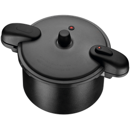 Panela de Pressão Tramontina Valência Black em Alumínio com Revestimento Cerâmico Preto 24 Cm 7 L Tr - 2