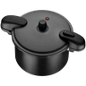 Panela de Pressão Tramontina Valência Black em Alumínio com Revestimento Cerâmico Preto 24 Cm 7 L Tr - 2