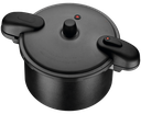 Ver imagem 2 de Panela de Pressão Tramontina Valência Black em Alumínio com Revestimento Cerâmico Preto 24 Cm 7 L Tr