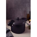 Ver imagem 6 de Panela de Pressão Tramontina Valência Black em Alumínio com Revestimento Cerâmico Preto 24 Cm 7 L Tr