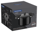 Ver imagem 4 de Panela de Pressão Tramontina Valência Black em Alumínio com Revestimento Cerâmico Preto 24 Cm 7 L Tr