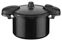 Ver imagem 1 de Panela de Pressão Tramontina Valência Black em Alumínio com Revestimento Cerâmico Preto 24 Cm 7 L Tr