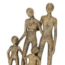 Ver imagem 3 de Escultura Decorativa Família em Poliresina Dourado 22cm 20124 Mart