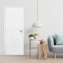 Ver imagem 2 de Kit Porta Pinus Indor Hdf 70x210 16,5 a 19 Branco Sincol Esquerda