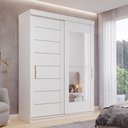 Ver imagem 2 de Guarda Roupa Lia 2 Portas de Correr com Espelho Mdf