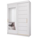 Ver imagem 2 de Guarda Roupa Lia 2 Portas de Correr com Espelho MDF