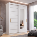 Ver imagem 1 de Guarda Roupa Lia 2 Portas de Correr com Espelho MDF