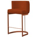 Ver imagem 1 de Banqueta Decorativa Emily Base Metal Bronze:telha