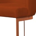 Ver imagem 4 de Banqueta Decorativa Emily Base Metal Bronze:telha