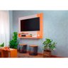 Painel para Tv até 50' com Prateleira Dunas Permobili Off White/cinamomo - 4