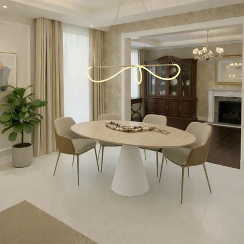 Mesa de Jantar Tampo Bamboo Reserva - 150x90cm