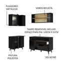 Ver imagem 7 de Cozinha Completa de Canto com Armário e Balcão Preto Reims