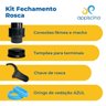 Kit Aquecedor Solar10 Placas 5mt + Valvs + Cdt + Bomba 220v - 4