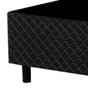 Ver imagem 3 de Base Para Cama Box Casal 138cm Poliéster Bordado Perola Negra Preto - Gazin