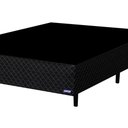 Ver imagem 4 de Base Para Cama Box Casal 138cm Poliéster Bordado Perola Negra Preto - Gazin