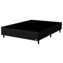 Ver imagem 1 de Base Para Cama Box Casal 138cm Poliéster Bordado Perola Negra Preto - Gazin