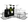 Suporte Banheiro de Canto Adesivo Prateleira Shampoo Condicionador Box Resistente Multiuso Cozinha o - 12